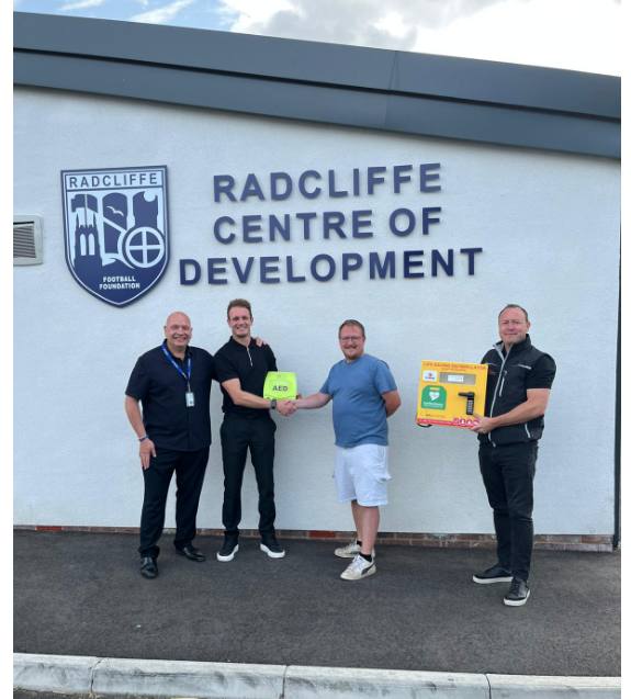 Our Installer Howard, delivering some life saving equipment into the local community