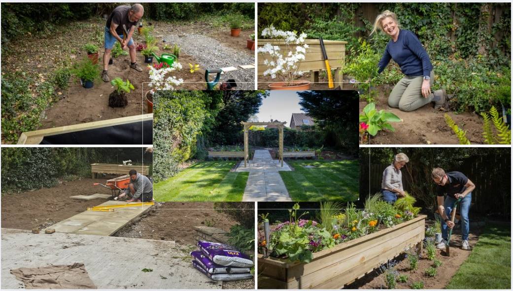 The garden space completed and handed back to Hull City Council